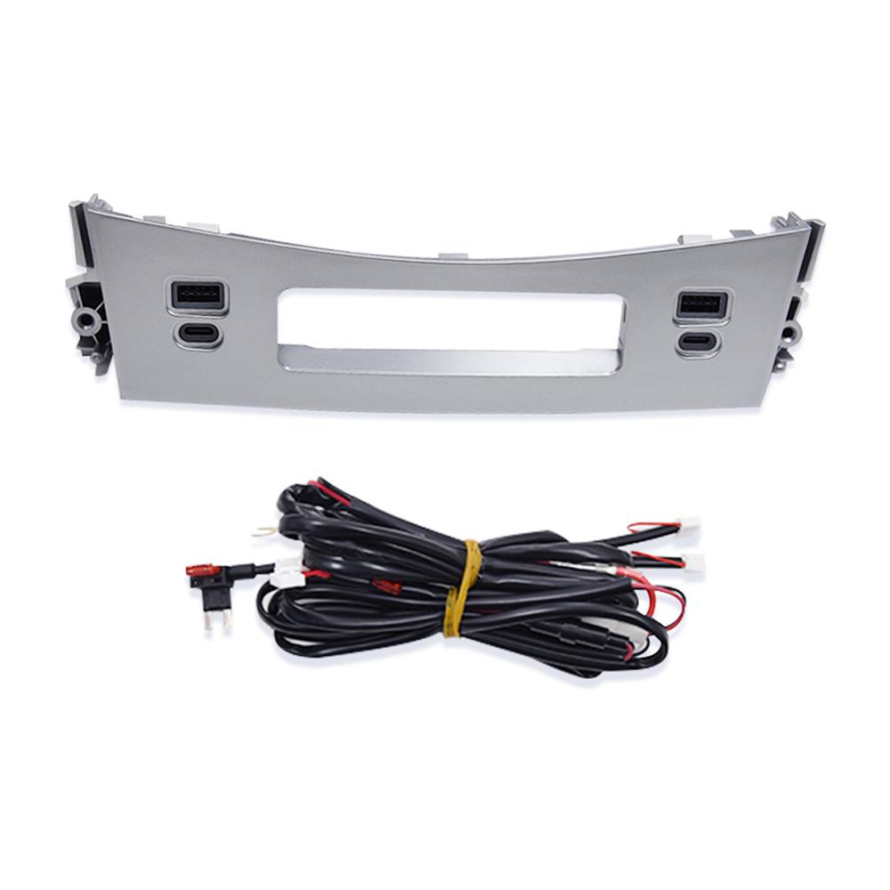 Модифицированная нижняя панель кондиционера с USB-зарядкой для Toyota Corolla 10-13, версия с отверстием