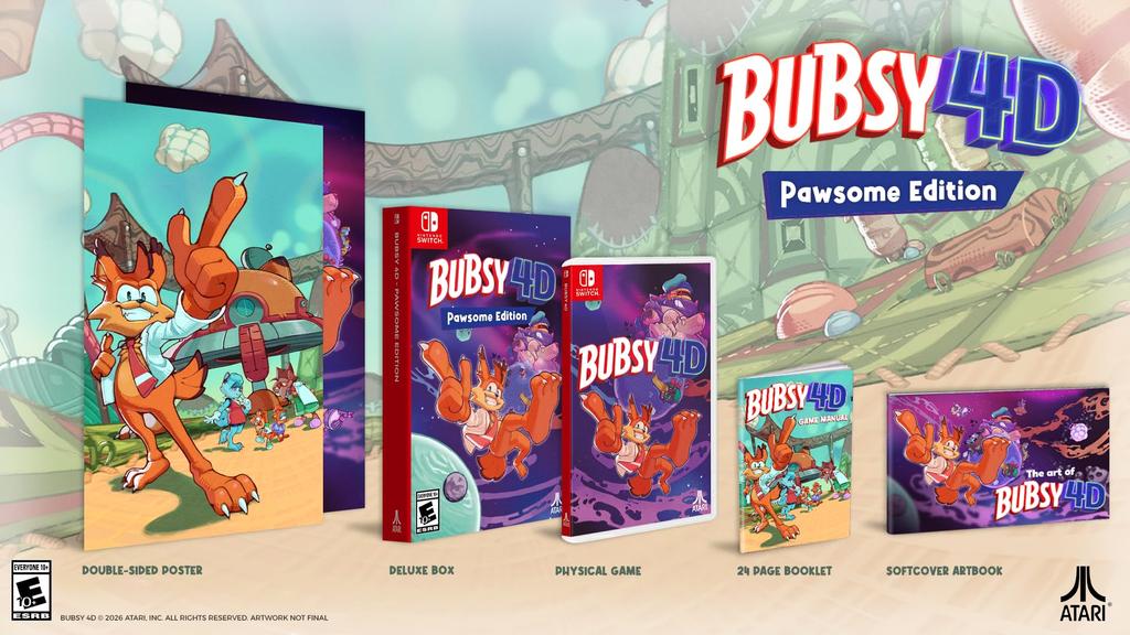 Bubsy 4D Pawsome Edition North Switch - (Импортная версия Америка) –