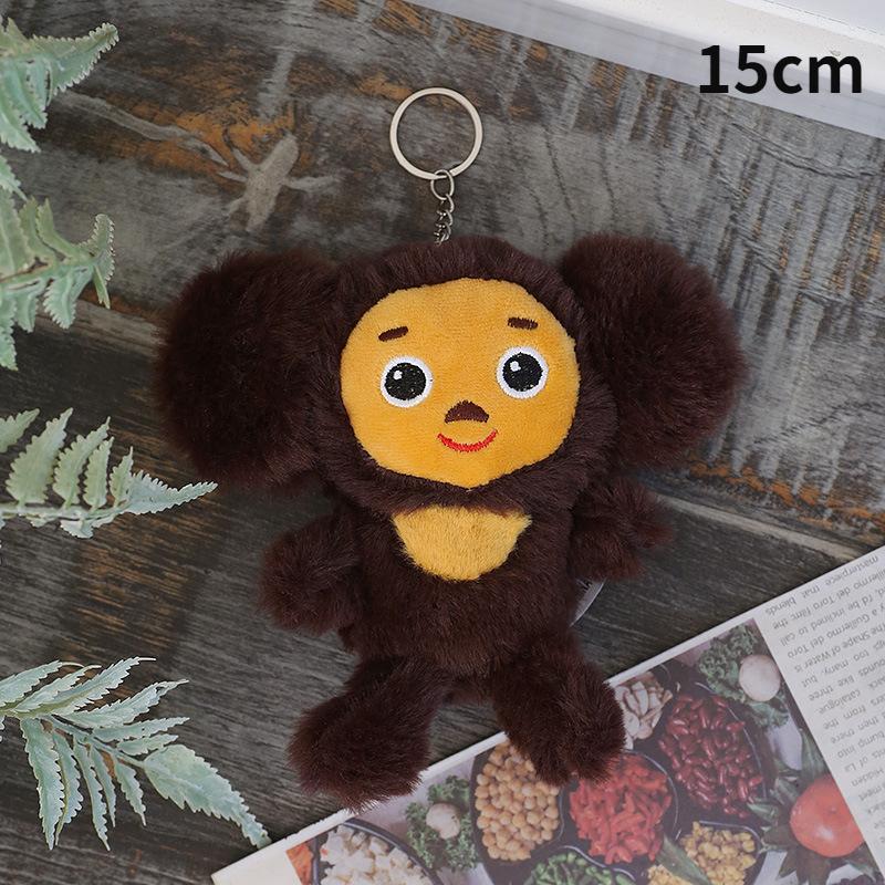 Плюшевая кукла Чебурашка Обезьяна Чебур Большая Ушастая Обезьяна Плюшевая кукла