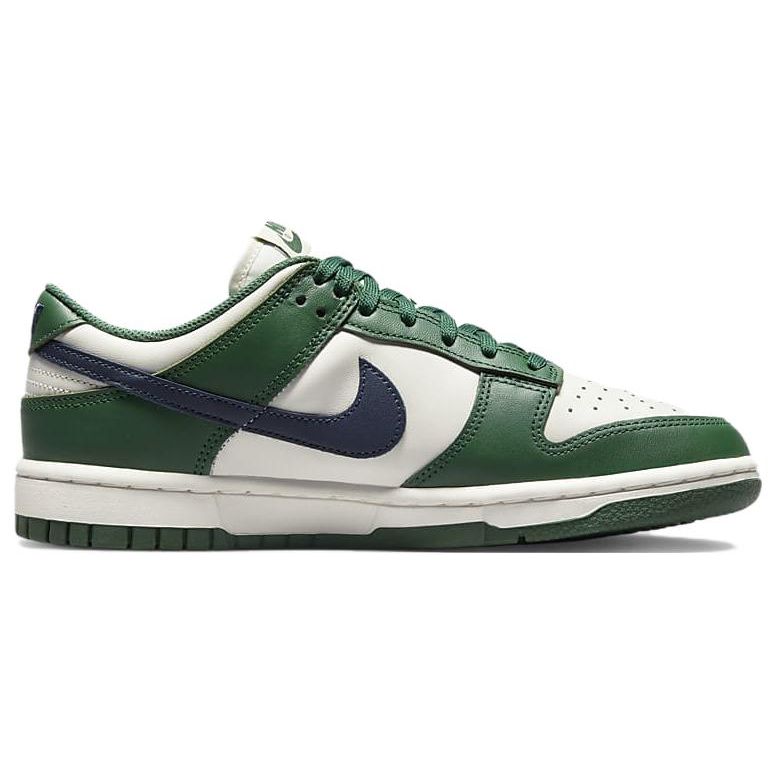 Nike Dunk Low Retro Женские Gorge Green Midnight Navy Phantom DD1503-300