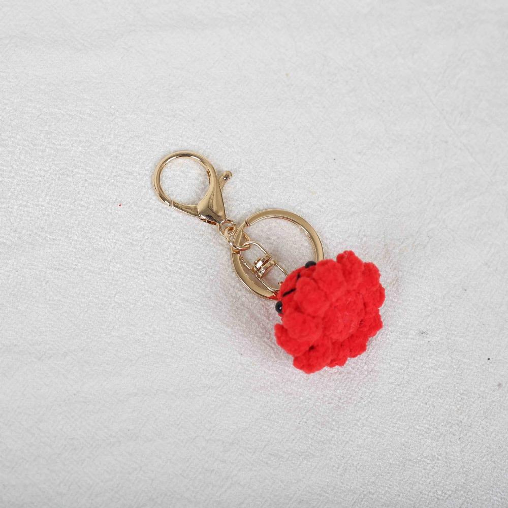 Cartoon Crochet Octopus Keychain Animal Doll Octopus Pendant Knitting Keychain Friends Gift