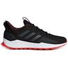 Adidas Neo Questar Trail Woven Shock Absorbing Non-Slip Low-Top Running Shoes Men Sneakers Black Red BB7490