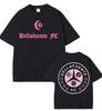 Summer Letter Pattern Printed Tshirtsuitable For Both Unisex And Unisex Fashionable And Versatile Breathable Pure Cotton Tshirt