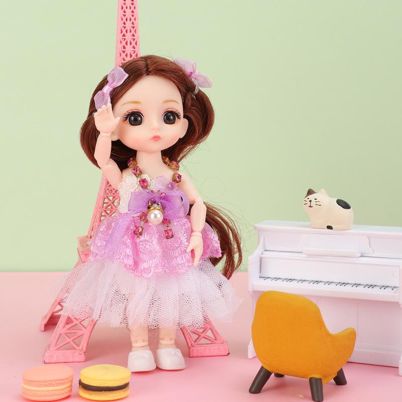 Набор кукол Девочка Девочка Подарочная коробка Детская Имитация Наряжать Куклу Принцесса Игрушка