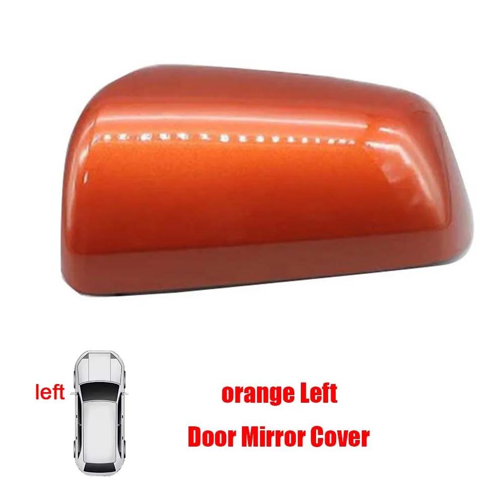 Car Protective Cover Door Mirror Shell For Mitsubishi Evo X Lancer EX 2008-2012 Blue Red White Orange Rearview Accessories