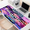 Custom Name Personalized KPop Demon Hunters Pattern Mousepad, Laptop PC Desk Mat, Decorative Desk Mat for Home Keyboard Pad Gift