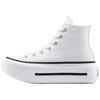 Chuck Taylor All Star Lift Double Stack High White Black Unisex Sneakers A12976C
