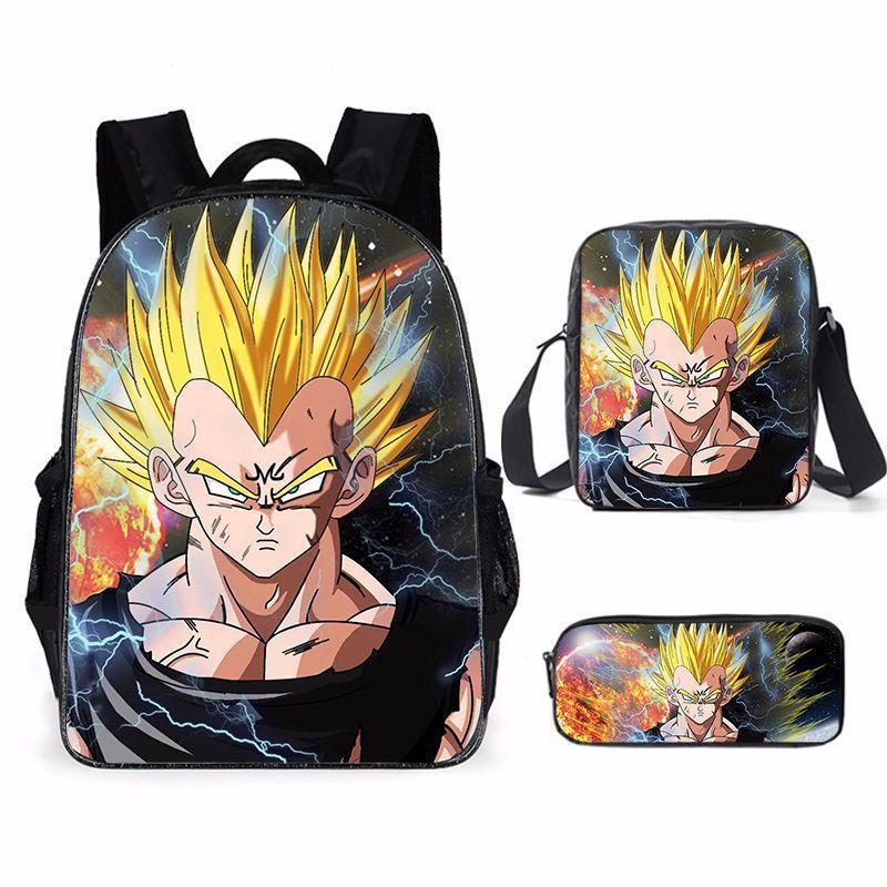 Школьный рюкзак Dragon Ball Z Мультяшный Оксфордский Материал С Водонепроницаемым И Износостойким Дизайном Для Детей