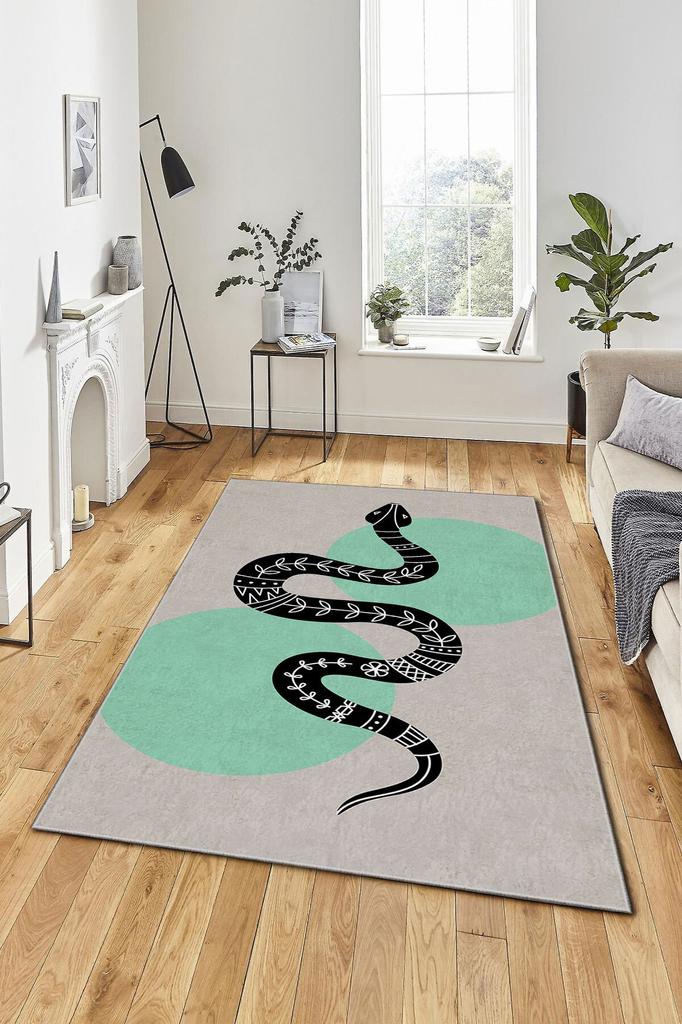 Современный домашний ковер с 3D-печатью, декоративный специальный дизайн, моющийся, нескользящий, устойчивый к пятнам мягкий коврик для спальни, гостиной