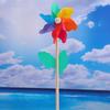 Whirligig Ornaments Lawn Wood Stick Wind Spinner Kids Toy Garden Decor Windmill