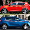2 шт. Наклейки на боковую линию двери автомобиля Для Kia Sportage Кузов автомобиля Спортивный стиль Полосы Виниловая пленка ПВХ Декоративные наклейки Аксессуары для тюнинга