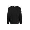 Front Pocket Crewneck Sweatshirt Black Men Tops 741563451-V0029