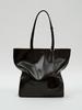 LOSANGE LEATHER POCKET CHARM_BLACK