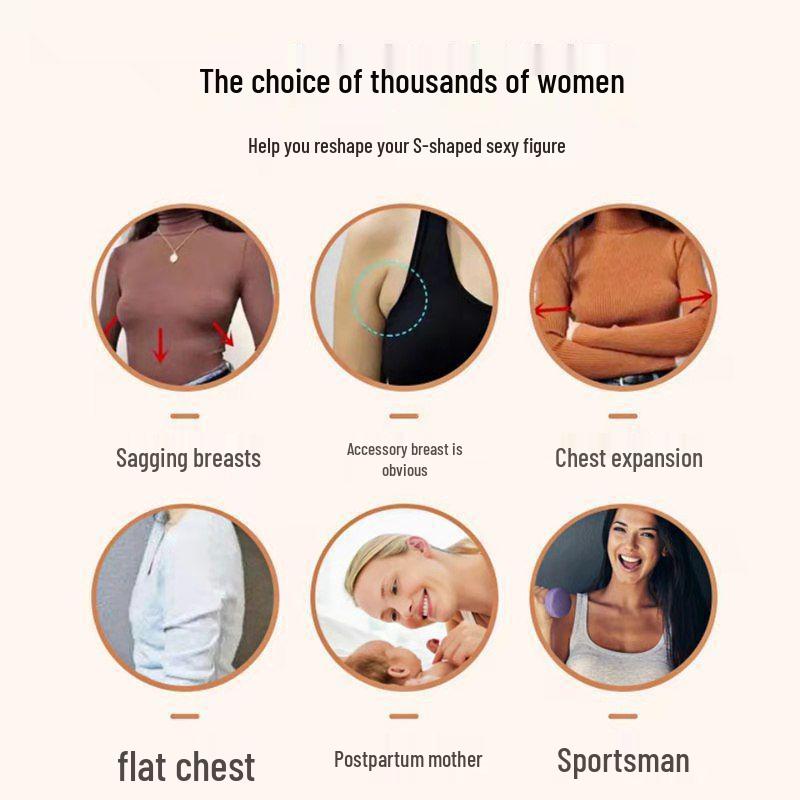 Postpartum Slimming Waist Trainer Bra Vest with Chest Pads and Anti-Hunchback Support