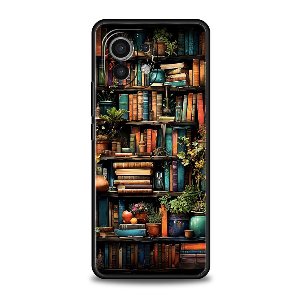 Иллюстрация «Читать книги» Чехол для телефона для Xiaomi Mi 15 14 13 12 11 Ultra 14T 13T 12T 11T 10T Pro Lite 5G Ударопрочный ТПУ Чехлы