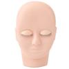 Манекен-голова для наращивания ресниц, многоразовая, мягкая на ощупь, резиновая, со сменными веками, для наращивания ресниц