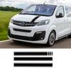Чехол на капот автомобиля Наклейки на двигатель Для Peugeot Traveller Zafira Life Фургон Графика на капот Виниловая наклейка Тюнинг Аксессуары