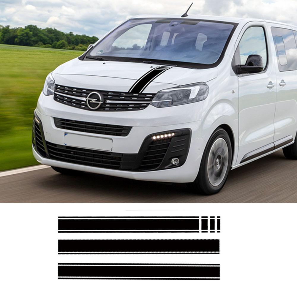 Чехол на капот автомобиля Наклейки на двигатель Для Peugeot Traveller Opel Zafira Life Фургон Графика на капот Виниловая наклейка Тюнинг Аксессуары