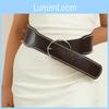 Faux Belt Leather With Rivet Decor And Metal Pin Closure For Trendy Outfits