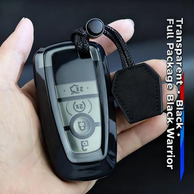 Прозрачный черный для Ford Edge Fusion Mustang Explorer F150 F250 F350 Ecosport 3 4 5-кнопочный чехол-брелок для дистанционного ключа