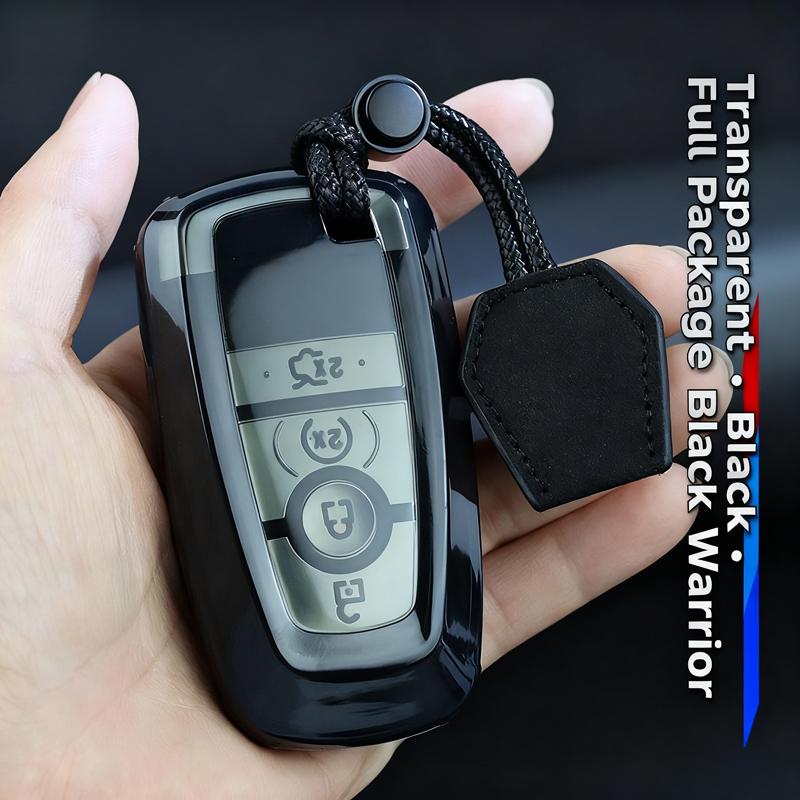 Прозрачный черный для Ford Edge Fusion Mustang Explorer F150 F250 F350 Ecosport 3 4 5-кнопочный чехол-брелок для дистанционного ключа