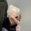 3D градиентный узор с бабочками и цветами Чехол для наушников AirPods 4 3 2 1 Pro2 Жесткий ПК чехол для AirPods 4 4-го Pro 2-го Coque FundasЦветочный кулон