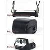 PU Leather Instant Film Camera Storage Bag Shockproof Hard Carrying Case with Strap Anti Scratch for  Go Gen 1/2