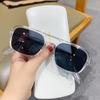 Fashion Vintage Square Sunglasses Woman Brand Retro Small Frame Sun Glasses Female Double Bridges Design Eyeglasses UV400