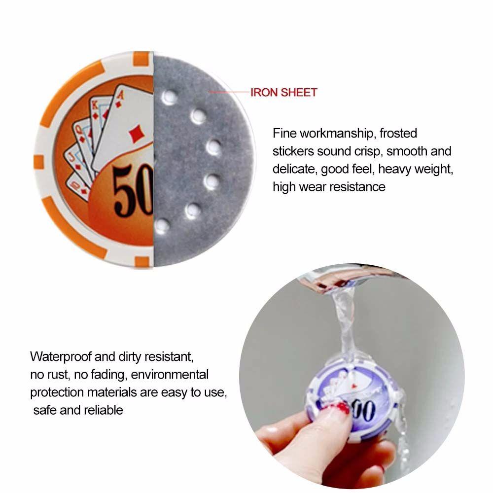Absorb Clip Ball Position Golf Ball Marker Golf Hat Clip Standard Hat Clip Poker Numbers