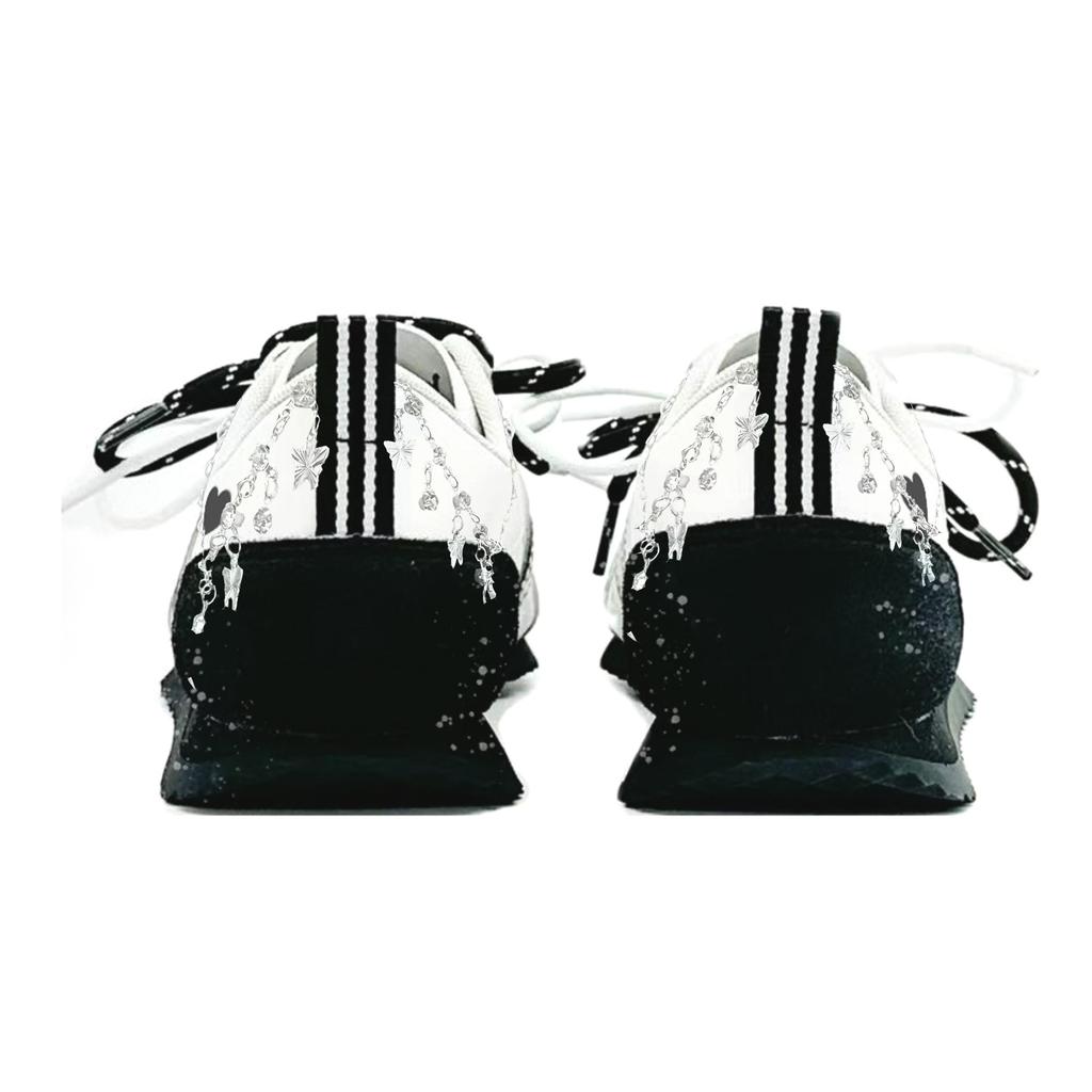 adidas VS JOG 2.0 Дышащие низкие кроссовки Армии Германии Унисекс Серебристо-серые JR4653(Команда2092-)
