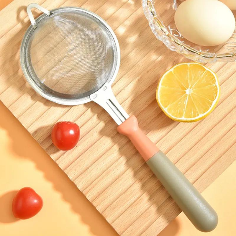Дуршлаг из нержавеющей стали, ложка-фильтр, ложка для соевого молока, сито для детского прикорма, фильтр для сока, кухонный фильтр, сито для муки YLE259