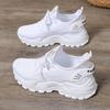 Lightweight Breathable Knit Sneakers - Women's Comfortable Low-Top Running Shoes with Soft Sole for All Seasons