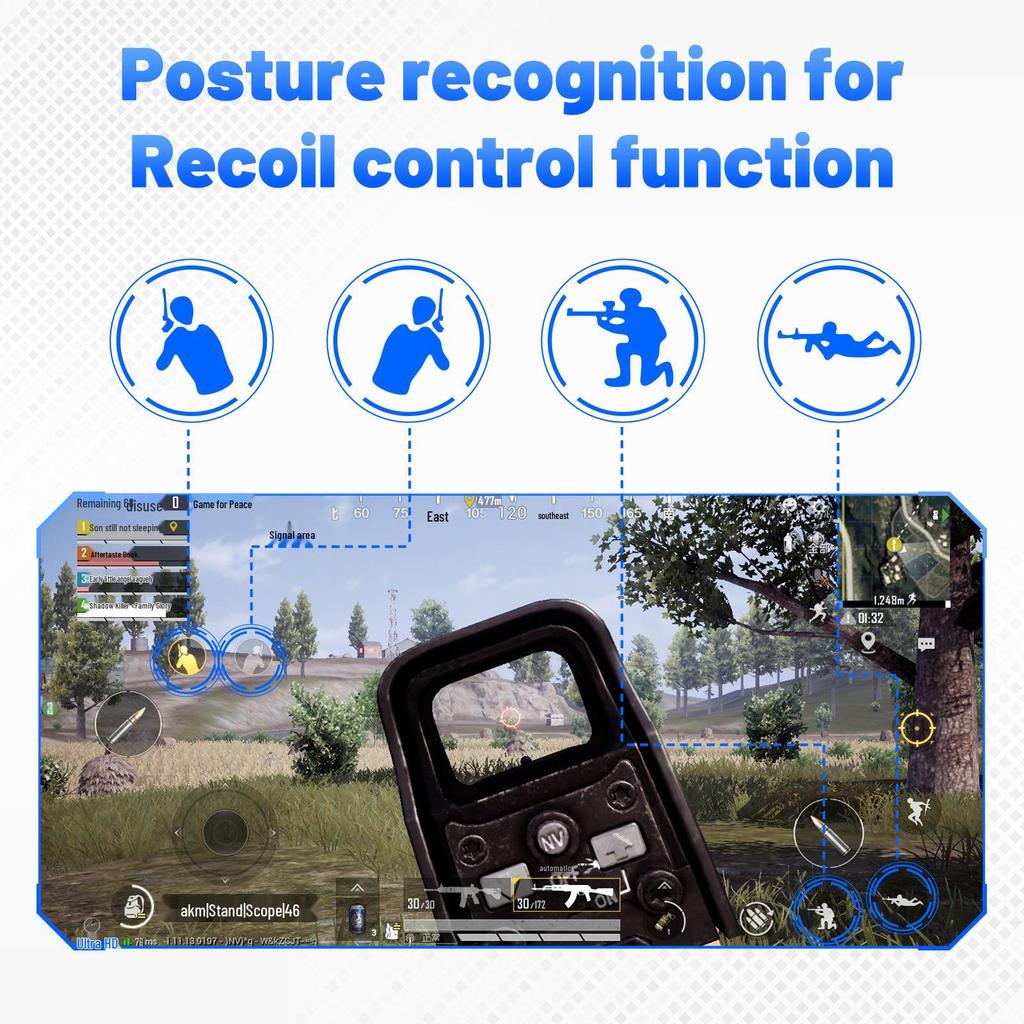 Gaming Mobile Keyboard & Mouse Adapter for PUBG