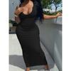Sexy Maxi Tank Dress, Bodycon Nightclub Party Casual Dress For Summer & Spring, Women's Clothing