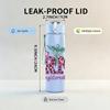 1PC RN Medical Symbol Floral 750ml Color Plastic Sports Water Bottle Leakproof Flip Straw Lid Suitable for Sports Office Home Use