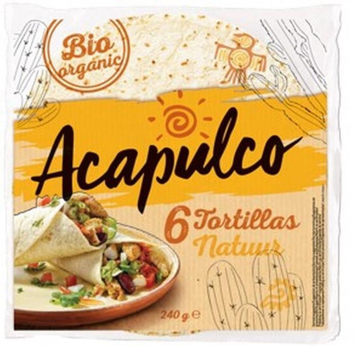 Acapulco wheat tortilla 6 x 40 g organic