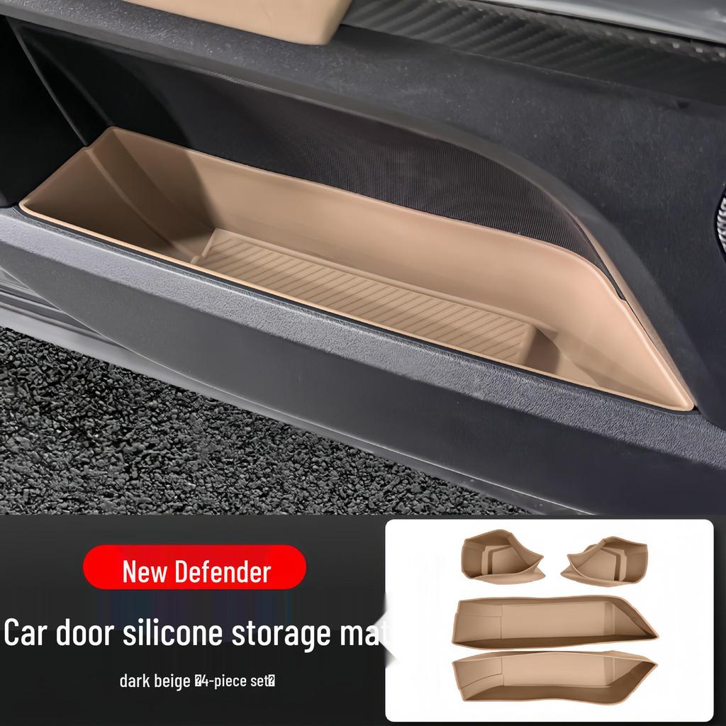 Силиконовый органайзер-коврик для хранения в двери для Land Rover Defender 2020-2025