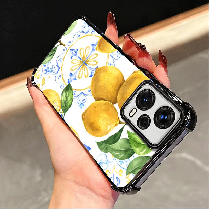 Летние Фрукты Лимон Мягкий Чехол Для Телефона Для Xiaomi Poco X7 X8 Pro Max X6 X5 X3 F8 Ultra F7 M8 M7 M5S Redmi 15C 15A 15 14C 13C 12C 13