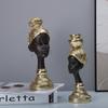 Африканская леди фигурка смола женские фигурки черная фигура статуэтки студия йоги дом офис настольное украшение интерьерные украшения