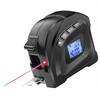 2in1 40M 5M Laser Tape Measure Digital Single Distance Meter Range Finder Tool