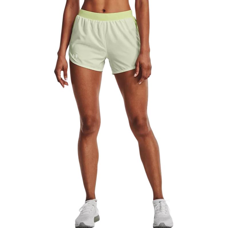 Under Armour Дышащие беговые шорты Fly-By 2.0 Женские Низ Мятно-зеленый 1350196-320