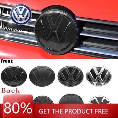Для VOLKSWAGEN 2 шт. Замена значка передней решетки VW, эмблема логотипа на крышке багажника, декоративная для Volkswagen Polo 6 6C 2014-2018 Au