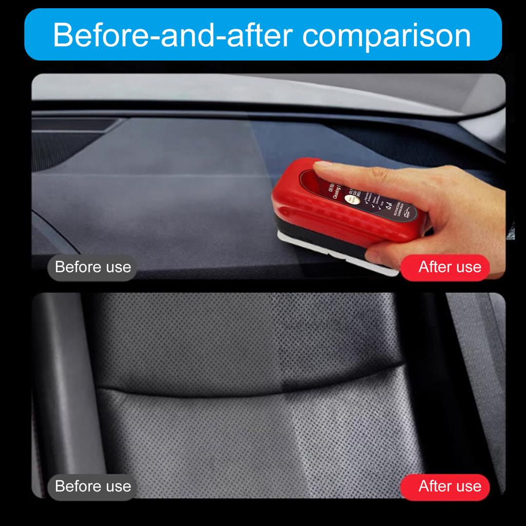 Чистящее средство для автомобильных стекол Clear Visibility удаляет масляную пленку, повышает безопасность с помощью губчатой ткани, предотвращает удаление дождя и тумана
