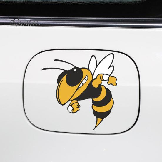 Puntos Waterproof DIY Tank Decal Removable Adhesive Sticker Bee Pattern Decor