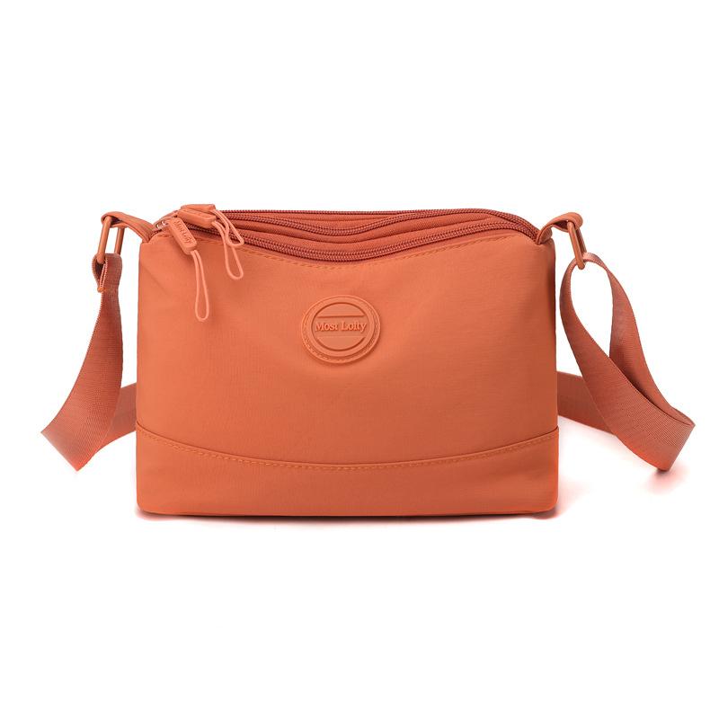 Simple Nylon Cloth Bag Summer New Casual Messenger Bag Mother Bag Shopping Bag Multi-layer Large-capacity Shoulder Women's Bag