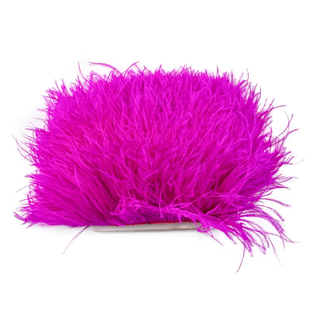 Перо 1 метр Белые страусиные перья Отделка бахрома 8-22 см Натуральная лента из страусиных перьев для свадебной вечеринки Декорация одежды Перья