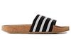 adidas Женские кроксы Adilette Cork 'Черный' Женские BA7211