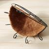 Flowerpot Iron Coconut Garden Hanging Planters Wall Baskets Pot Half Round Plant Holder Case Home Decoration