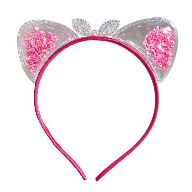 Детские милые девушки с блестками и ушками, дизайн оголовья, головные уборы, реквизит для фотосъемки, подарок на вечеринку