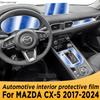 Car Interior Coverage Stickers Trim Bright Repair Membrane Protective TPU Film For Mazda CX-5 CX5 2017-2024